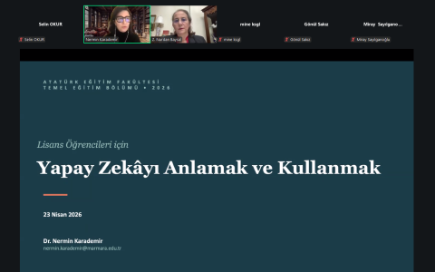 Lisans Öğrencileri için Yapay Zekayı Anlamak, Sorgulamak ve Kullanmak